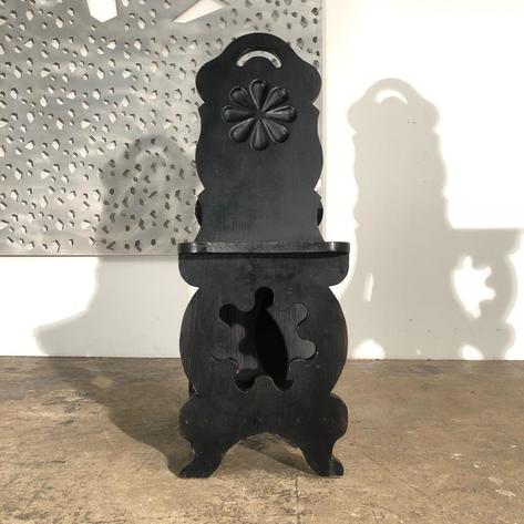 1920 ebonized chair
