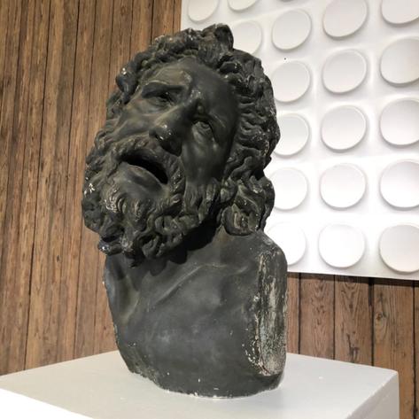1920 plaster bust