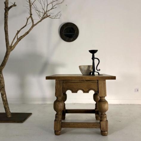 1940 oak side table