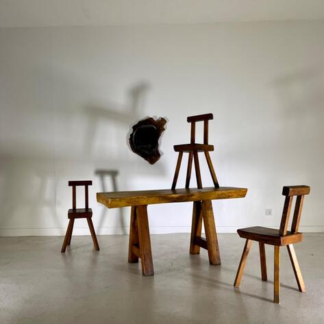 1950 brutalist set 