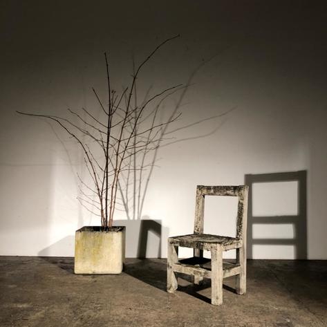 1950 concrete chair