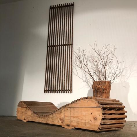 1960 wooden daybed