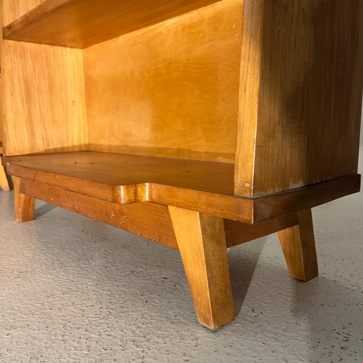 Pair of 1950 shelves cabinets 