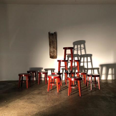 Set of 1950 stools